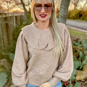 The tea time sweater size large